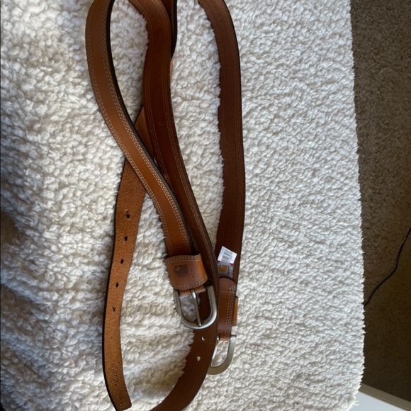 Carhartt Tan Leather Belt New Size Small - Picture 1 of 3